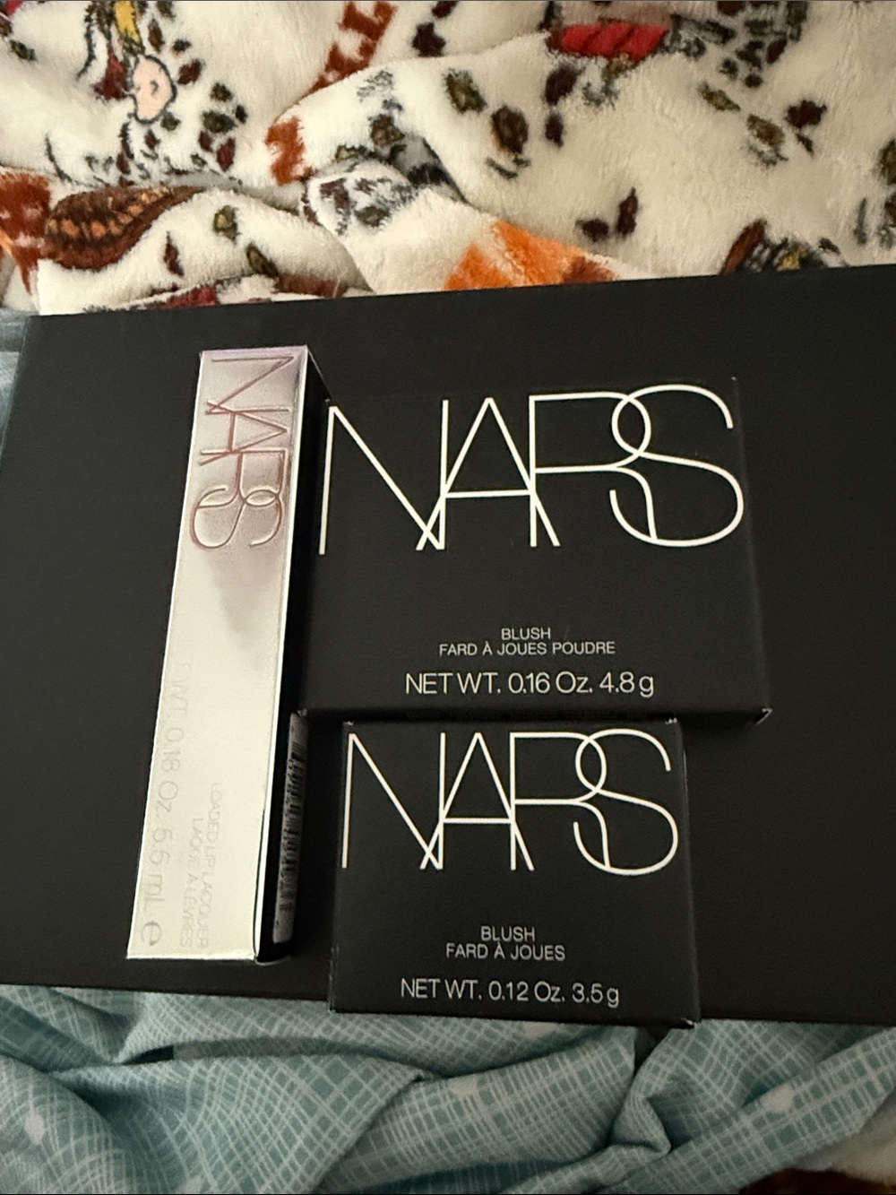 NARS Blush Duo and Loaded Lip Lacquer